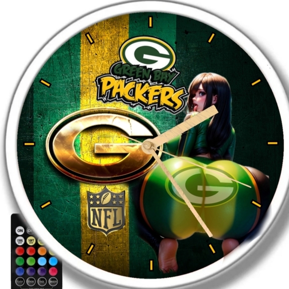 Green Bay Packers clock - Picture 1 of 4